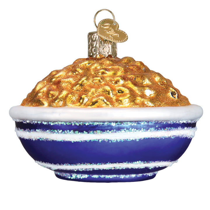 Bowl Of Mac & Cheese Old World Christmas 2.25 X 3 X 3 / 32258 Bowl Of Mac & Cheese Bonjour Fete - Party Supplies