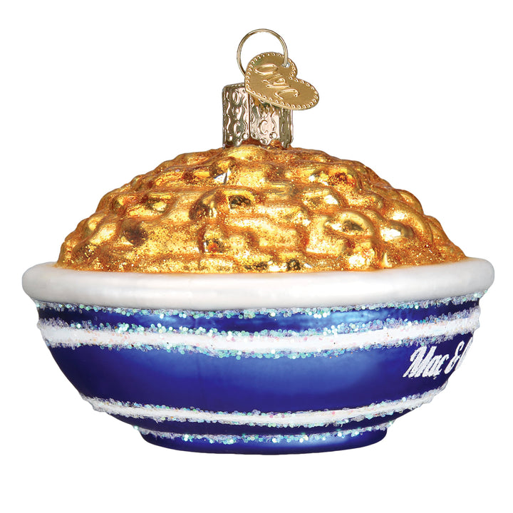 Bowl Of Mac & Cheese Old World Christmas 2.25 X 3 X 3 / 32258 Bowl Of Mac & Cheese Bonjour Fete - Party Supplies