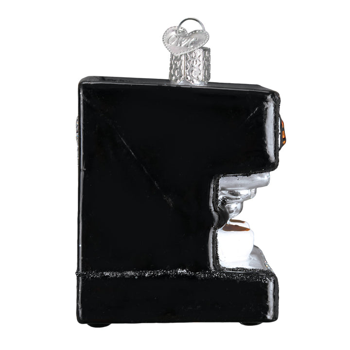 Espresso Machine Ornament Old World Christmas 2.75 X 2.25 X 2 / 32319 Espresso Machine Ornament Bonjour Fete - Party Supplies