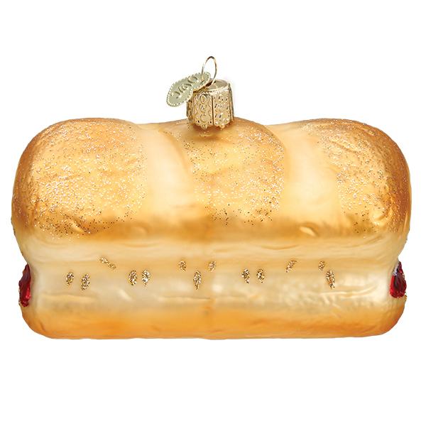 Meatball Sandwich Ornament Old World Christmas 1.75 X 2.25 X 4 / 32384 Meatball Sandwich Ornament Bonjour Fete - Party Supplies