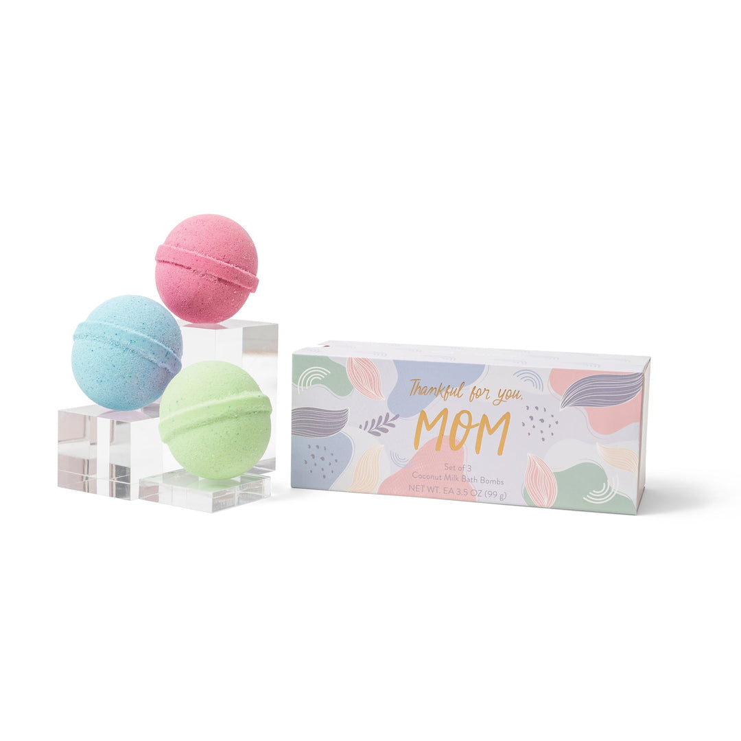 Thankful Mom Bath Bomb Gift Set Cait + Co Bath Bombs Thankful Mom Bath Bomb Gift Set Bonjour Fete - Party Supplies