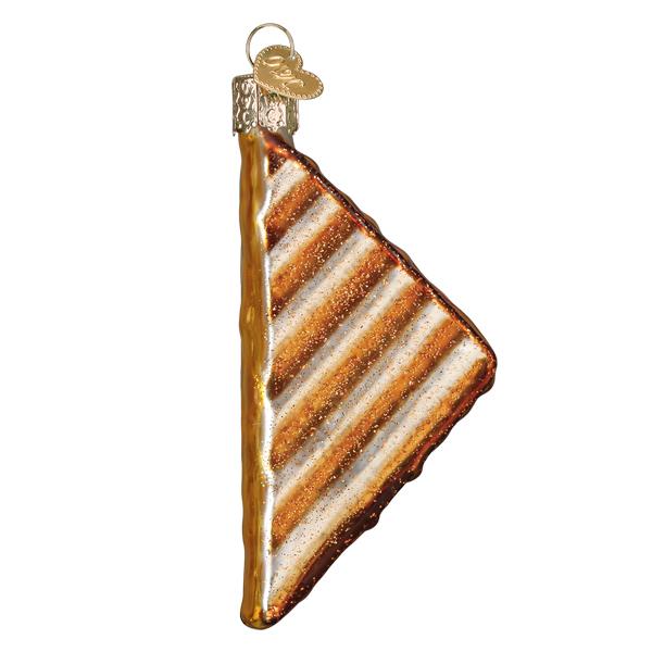 Grilled Cheese Sandwich Ornament Old World Christmas 4 X 1 X 2 / 32466 Grilled Cheese Sandwich Ornament Bonjour Fete - Party Supplies