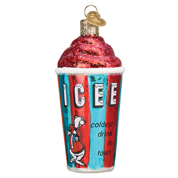 ICEE CHRISTMAS ORNAMENT Old World Christmas 4.25 X 2 X 2 / 32604 ICEE CHRISTMAS ORNAMENT Bonjour Fete - Party Supplies