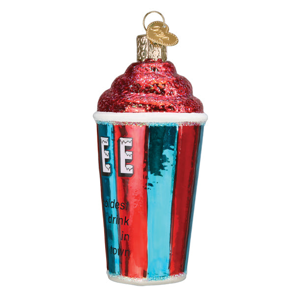 ICEE CHRISTMAS ORNAMENT Old World Christmas 4.25 X 2 X 2 / 32604 ICEE CHRISTMAS ORNAMENT Bonjour Fete - Party Supplies