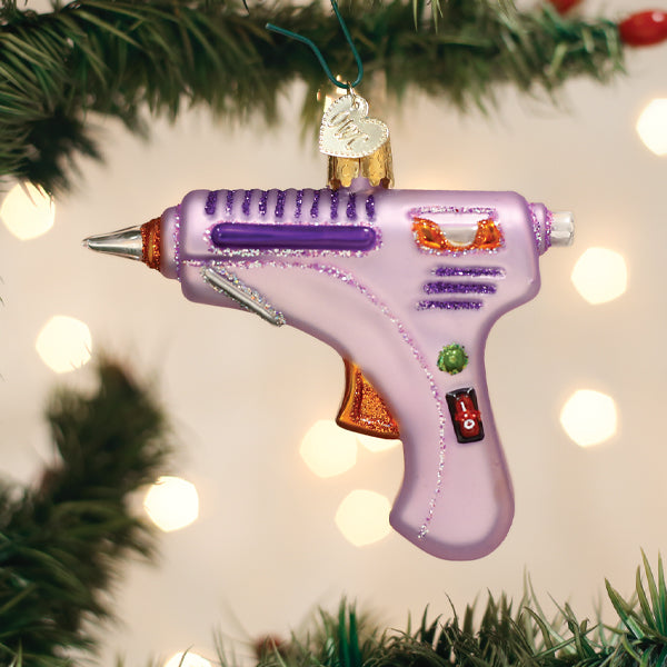 Hot Glue Gun Ornament Old World Christmas 3.25 X 3.5 X 1 / 32629 Hot Glue Gun Ornament Bonjour Fete - Party Supplies