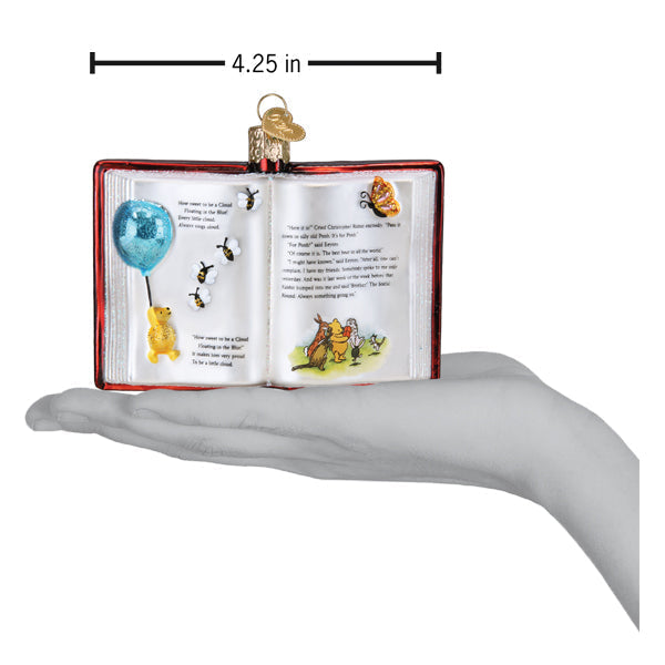 Winnie-the-Pooh Book Ornament - Bonjour Fête 
