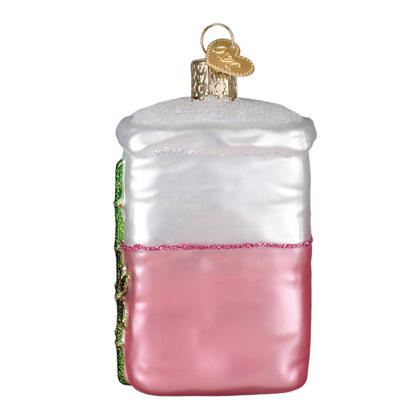 Bag Of Sugar Ornament Old World Christmas 3.5 X 2.25 X 1.75 / 32695 Bag Of Sugar Ornament Bonjour Fete - Party Supplies
