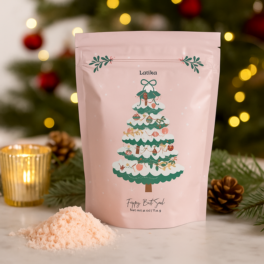 Pink Christmas🎄Holiday Bath Soak Latika Beauty Pink Christmas🎄Holiday Bath Soak Bonjour Fete - Party Supplies