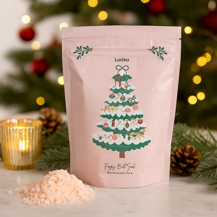 Pink Christmas🎄Holiday Bath Soak Latika Beauty Pink Christmas🎄Holiday Bath Soak Bonjour Fete - Party Supplies