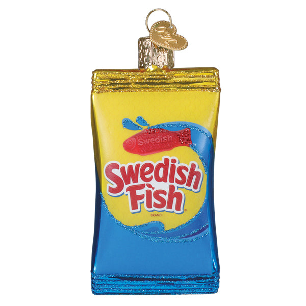 SWEDISH FISH® Ornament Old World Christmas 3.75 X 2 X 1 / 32718 SWEDISH FISH® Ornament Bonjour Fete - Party Supplies