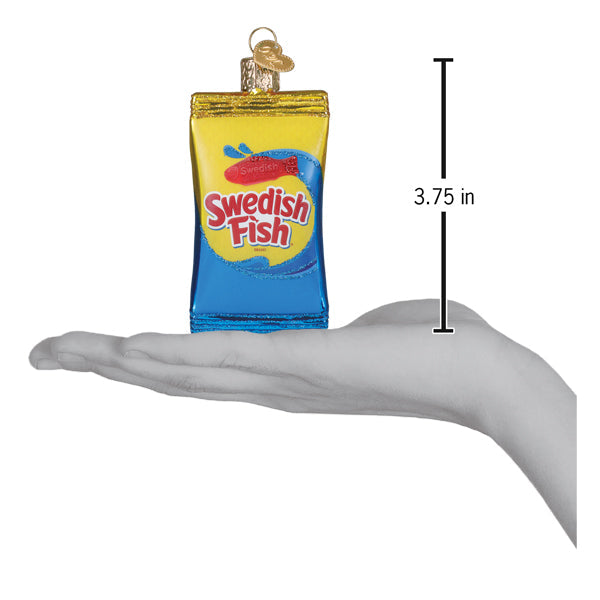 SWEDISH FISH® Ornament Old World Christmas 3.75 X 2 X 1 / 32718 SWEDISH FISH® Ornament Bonjour Fete - Party Supplies