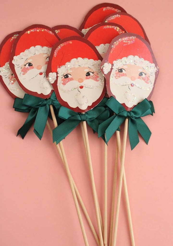 Handmade Santa Claus Christmas Paper Party Wand