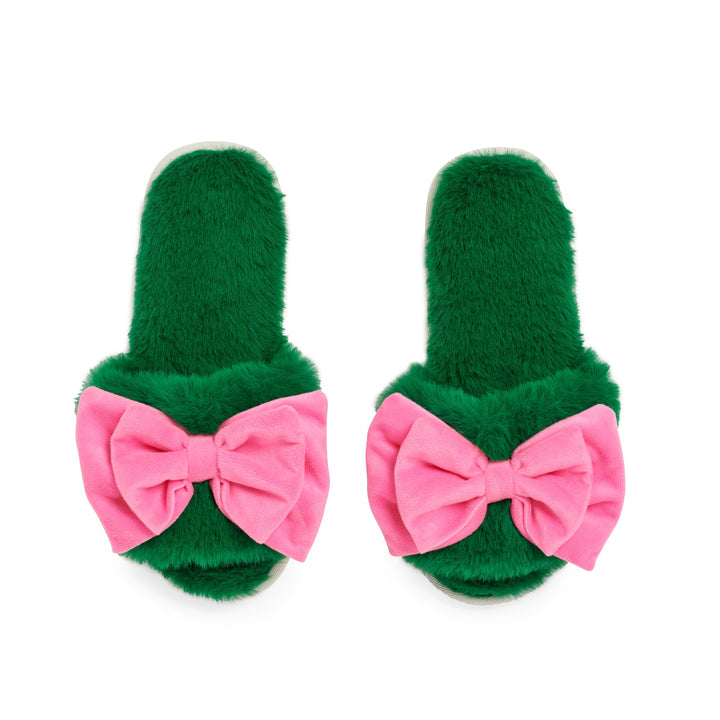 Shiraleah Noelle Slippers Shiraleah Retail Slippers GREEN / S/M Shiraleah Noelle Slippers Bonjour Fete - Party Supplies