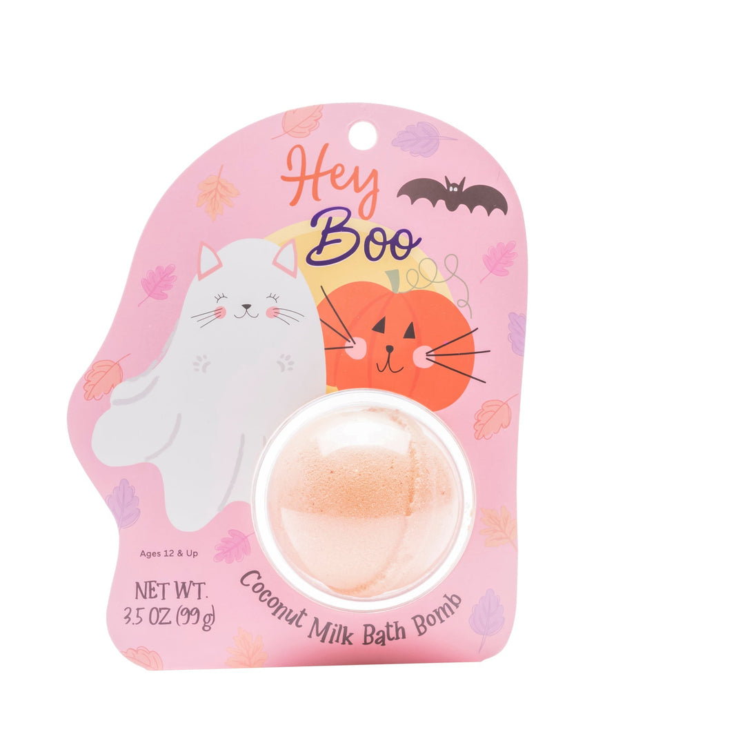 Halloween Ghost & Pumpkin Clamshell Bath Bomb Cait + Co Bath Bombs Halloween Ghost & Pumpkin Clamshell Bath Bomb Bonjour Fete - Party Supplies