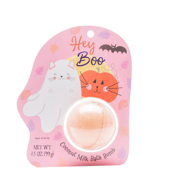 Halloween Ghost & Pumpkin Clamshell Bath Bomb Cait + Co Bath Bombs Halloween Ghost & Pumpkin Clamshell Bath Bomb Bonjour Fete - Party Supplies