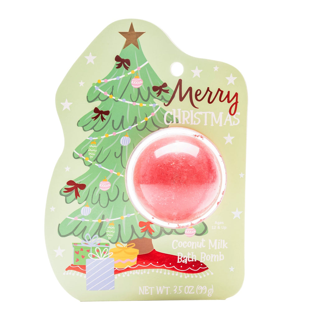 Christmas Tree Clamshell Bath Bomb Cait + Co Bath Bombs Christmas Tree Clamshell Bath Bomb Bonjour Fete - Party Supplies