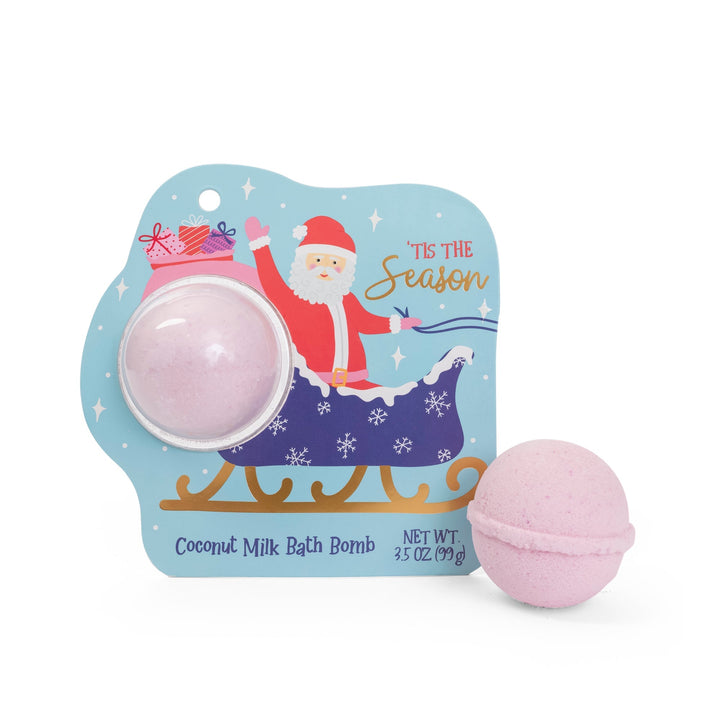 Santa Claus Clamshell Bath Bomb Cait + Co Bath Bombs Santa Claus Clamshell Bath Bomb Bonjour Fete - Party Supplies