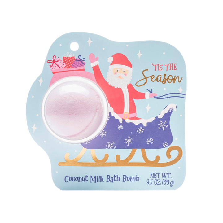 Santa Claus Clamshell Bath Bomb Cait + Co Bath Bombs Santa Claus Clamshell Bath Bomb Bonjour Fete - Party Supplies