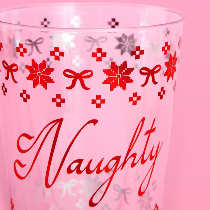 Naughty + Nice Cups - 30 plastic cups Christmas Xmas Party xo, Fetti Naughty + Nice Cups - 30 plastic cups Christmas Xmas Party Bonjour Fete - Party Supplies
