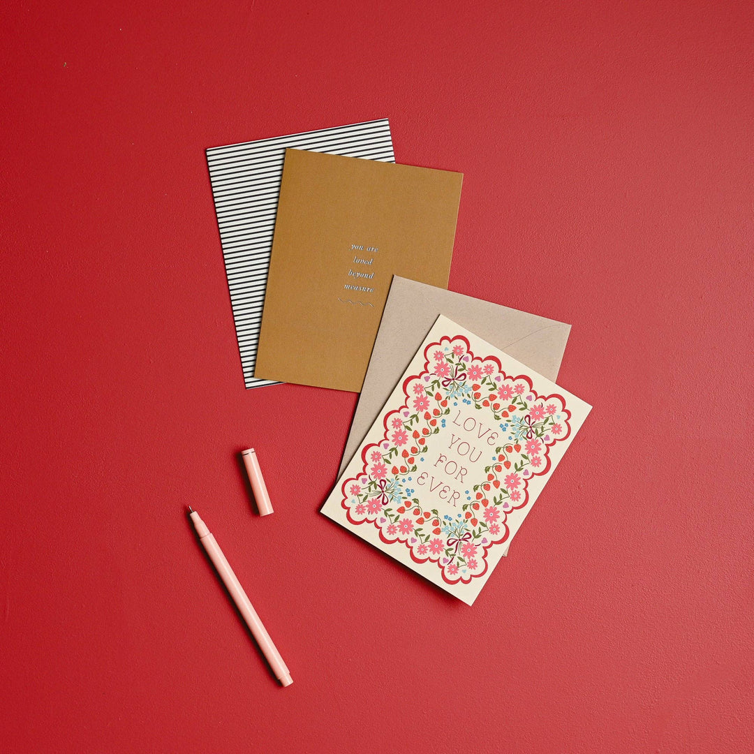 Love You Forever Amy Heitman Love You Forever Bonjour Fete - Party Supplies