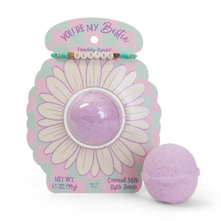 Friendship Bracelet Bath Bomb - Bestie Cait + Co Bath Bombs Friendship Bracelet Bath Bomb - Bestie Bonjour Fete - Party Supplies
