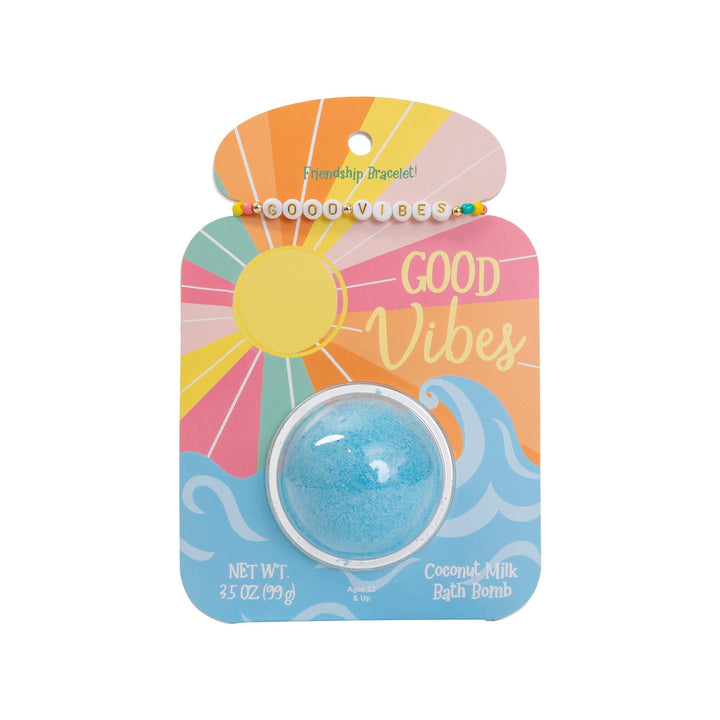 Friendship Bracelet Bath Bomb - Good Vibes Cait + Co Bath Bombs Friendship Bracelet Bath Bomb - Good Vibes Bonjour Fete - Party Supplies