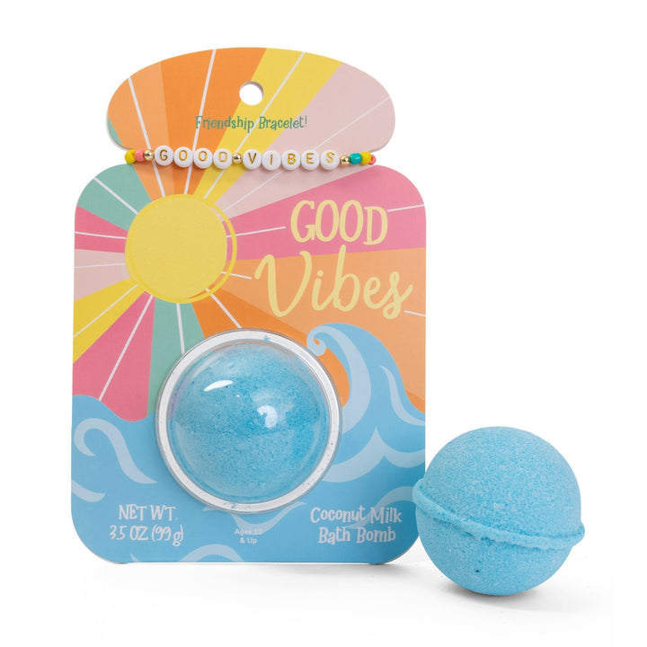 Friendship Bracelet Bath Bomb - Good Vibes Cait + Co Bath Bombs Friendship Bracelet Bath Bomb - Good Vibes Bonjour Fete - Party Supplies