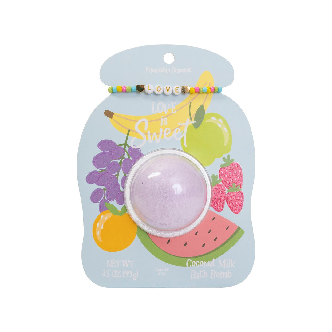 Friendship Bracelet Bath Bomb - Love Cait + Co Bath Bombs Friendship Bracelet Bath Bomb - Love Bonjour Fete - Party Supplies