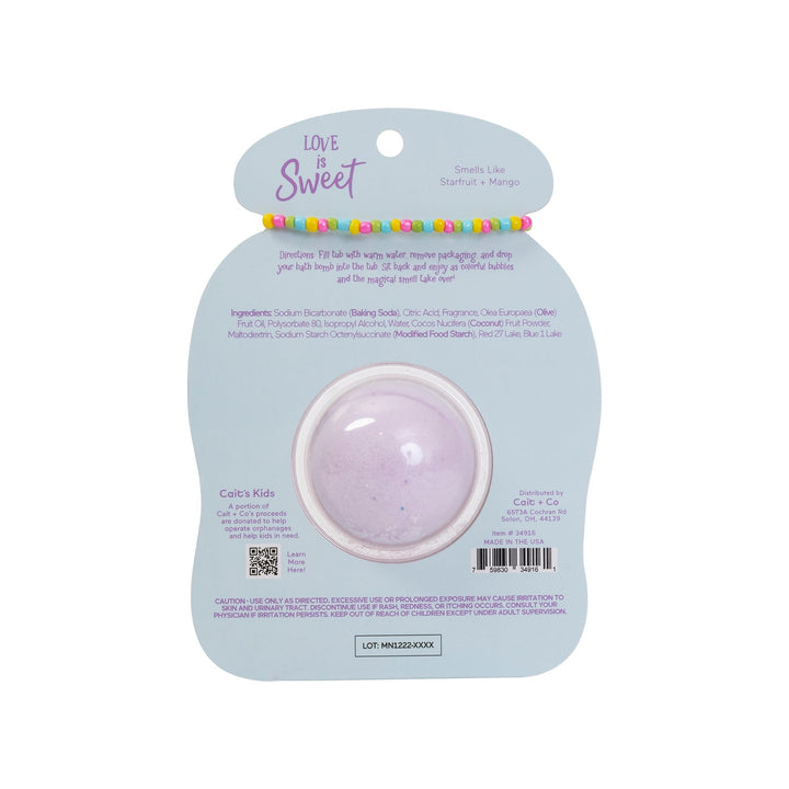 Friendship Bracelet Bath Bomb - Love Cait + Co Bath Bombs Friendship Bracelet Bath Bomb - Love Bonjour Fete - Party Supplies