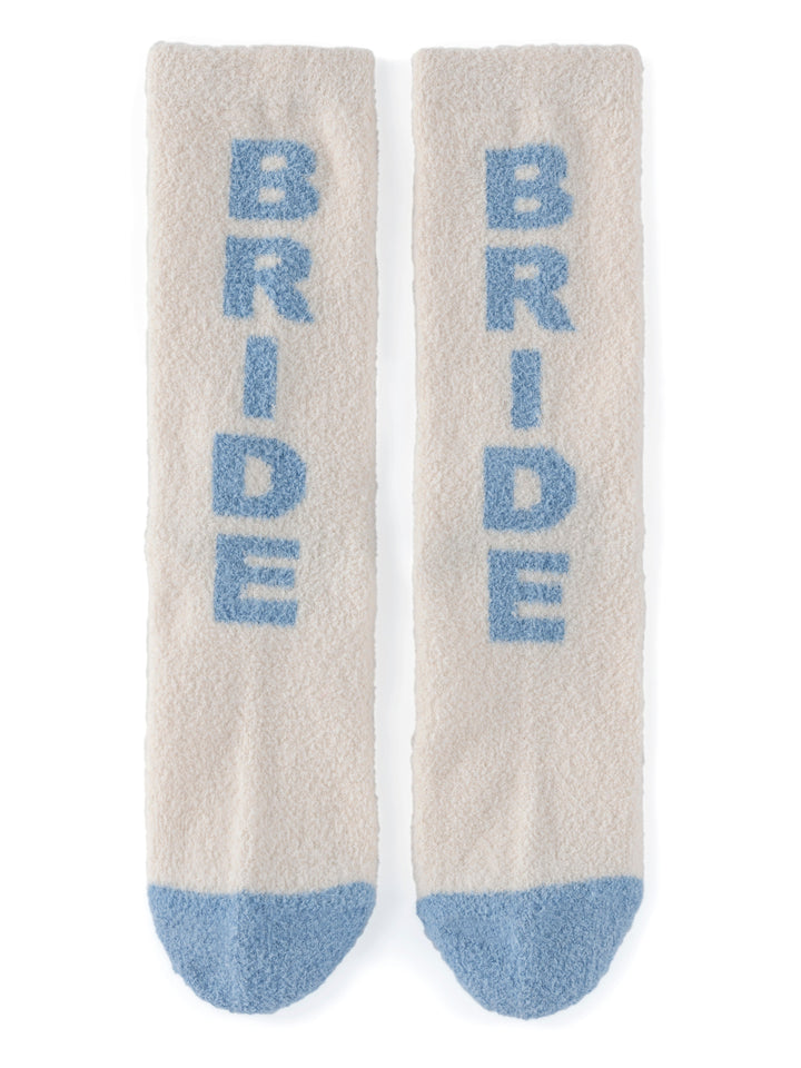 Shiraleah "Bride" Socks, Ivory Shiraleah Retail Socks Shiraleah "Bride" Socks, Ivory Bonjour Fete - Party Supplies