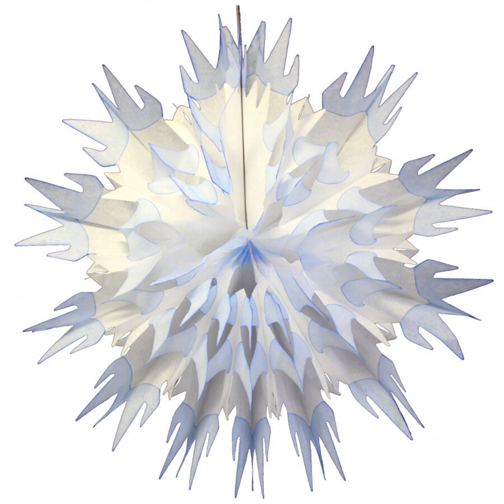 35" TISSUE PAPER SNOWFLAKE Devra Party Christmas Holiday Party Decorations Bonjour Fete - Party Supplies