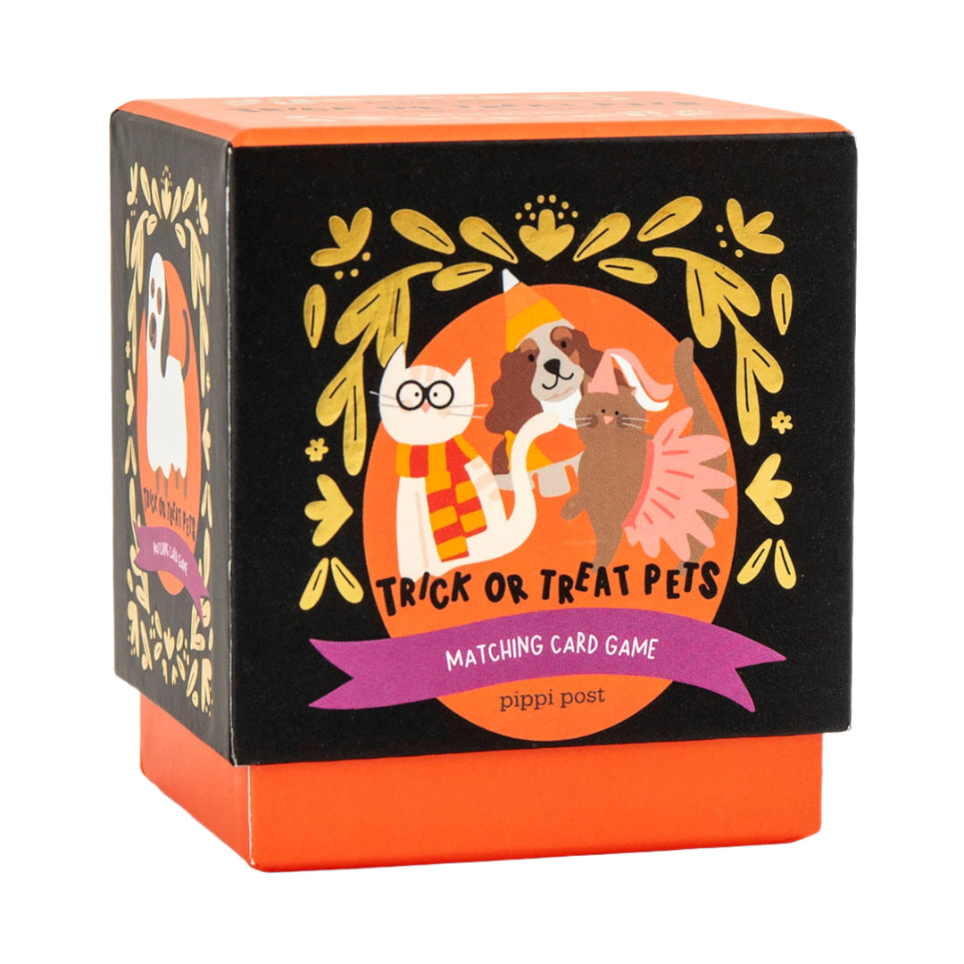 TRICK OR TREAT PETS MEMORY CARD GAME Pippi Post Halloween Crafts & Games Bonjour Fete - Party Supplies