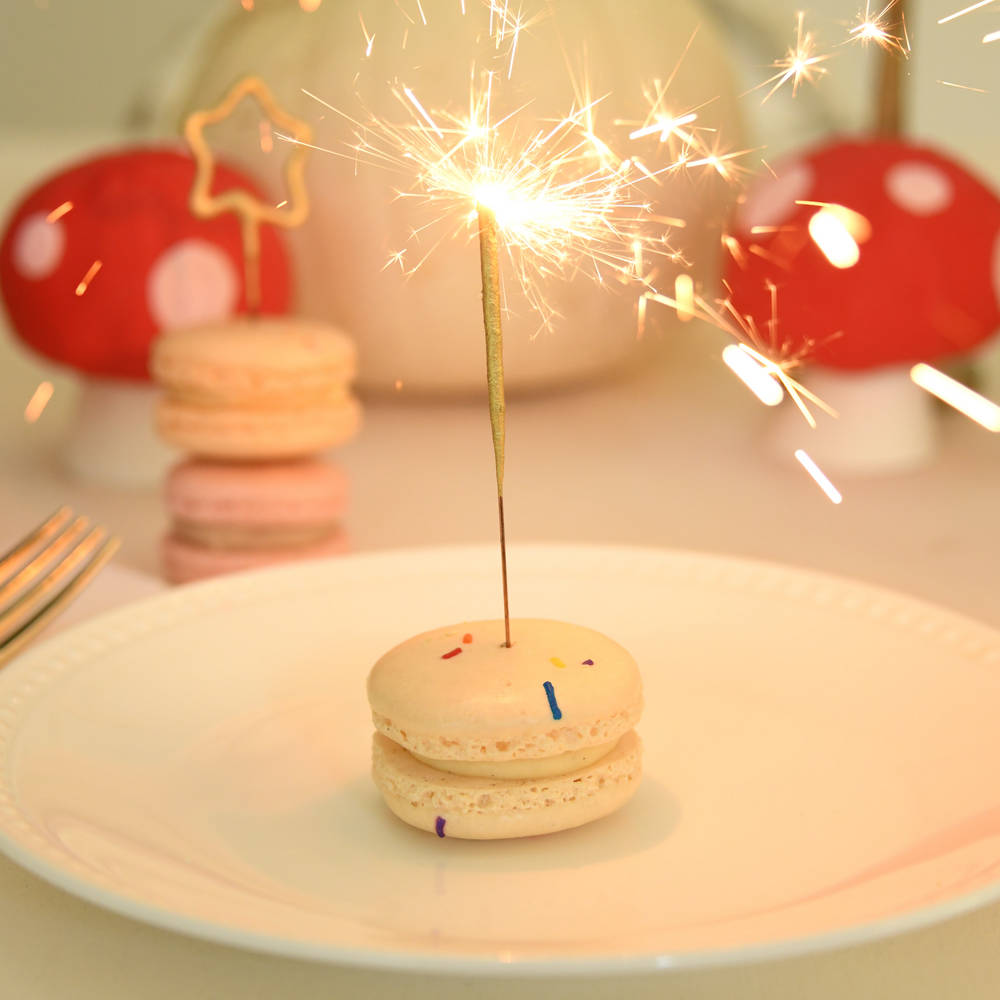 Wish 6.75" Sparkler Card - 4th of July - Gold - Asst Colors - Bonjour Fête 