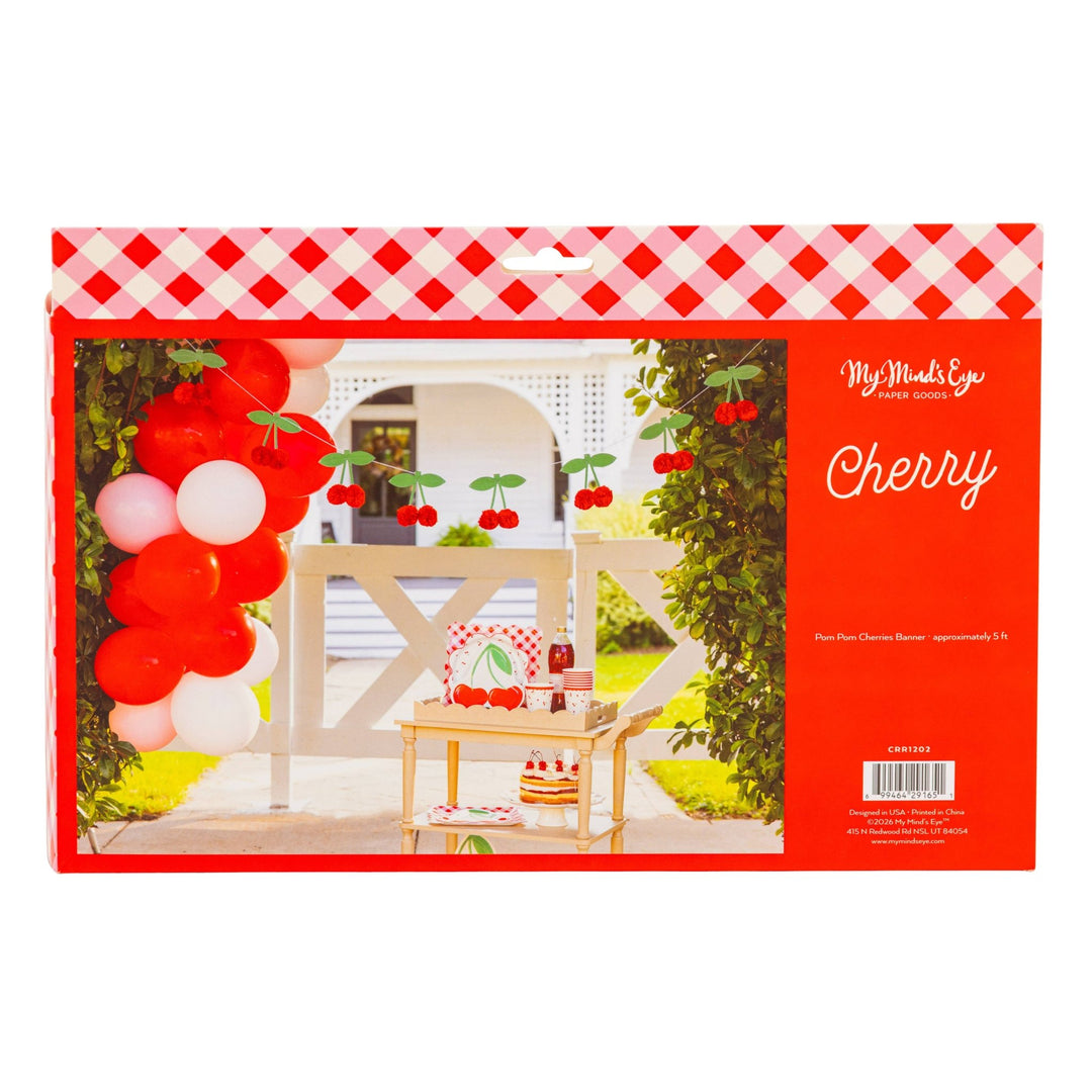 Felt Cherries Banner