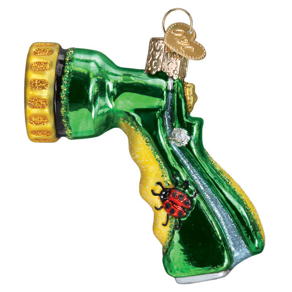 Garden Hose Nozzle Ornament Old World Christmas 3.25 X 2.75 X 1.25 / 36306 Garden Hose Nozzle Ornament Bonjour Fete - Party Supplies