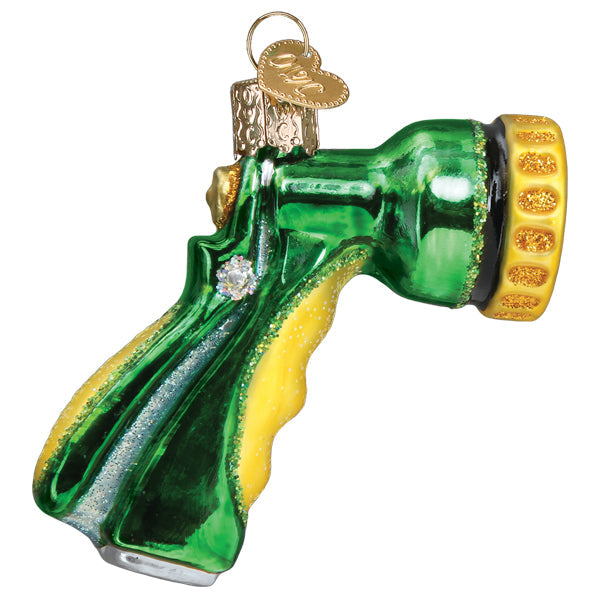Garden Hose Nozzle Ornament Old World Christmas 3.25 X 2.75 X 1.25 / 36306 Garden Hose Nozzle Ornament Bonjour Fete - Party Supplies