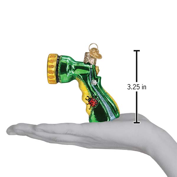 Garden Hose Nozzle Ornament Old World Christmas 3.25 X 2.75 X 1.25 / 36306 Garden Hose Nozzle Ornament Bonjour Fete - Party Supplies