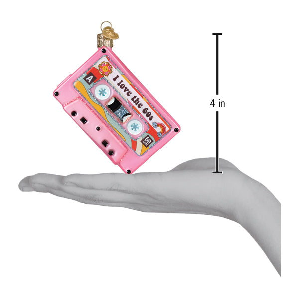 I Love The 60s Ornament Old World Christmas 4 X 2.25 X 0.75 / 38110 I Love The 60s Ornament Bonjour Fete - Party Supplies