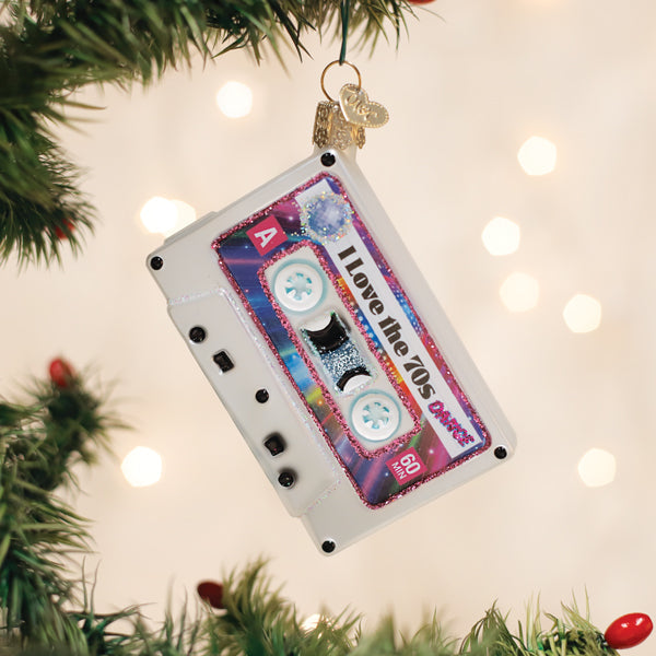 I Love The 70s Ornament Old World Christmas 4 X 2.25 X 0.75 / 38111 I Love The 70s Ornament Bonjour Fete - Party Supplies