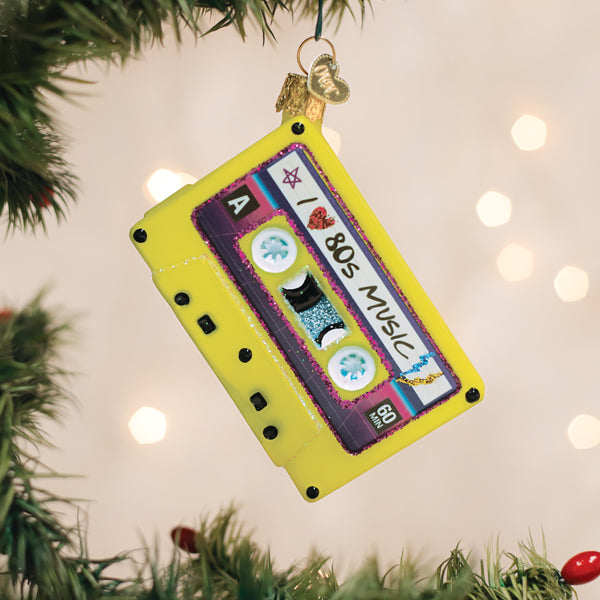 I Love The 80s Ornament Old World Christmas 4 X 2.25 X 0.75 / 38112 I Love The 80s Ornament Bonjour Fete - Party Supplies