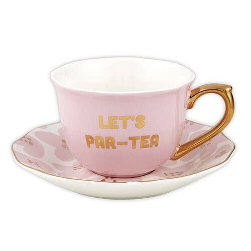 PAR-TEA TEA CUP SET Slant Collections by Creative Brands Cups PAR-TEA TEA CUP SET Bonjour Fete - Party Supplies