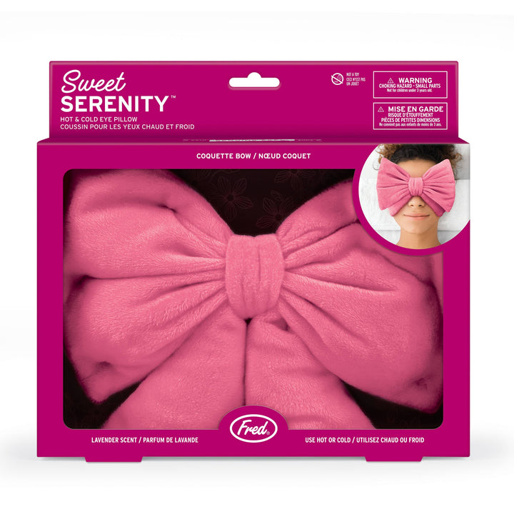SWEET SERENITY - Coquette Bow Eye Pillow Fred & Friends SWEET SERENITY - Coquette Bow Eye Pillow Bonjour Fete - Party Supplies