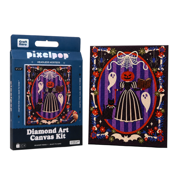 Halloween Diamond Art Kit | Headless Hostess | DIY