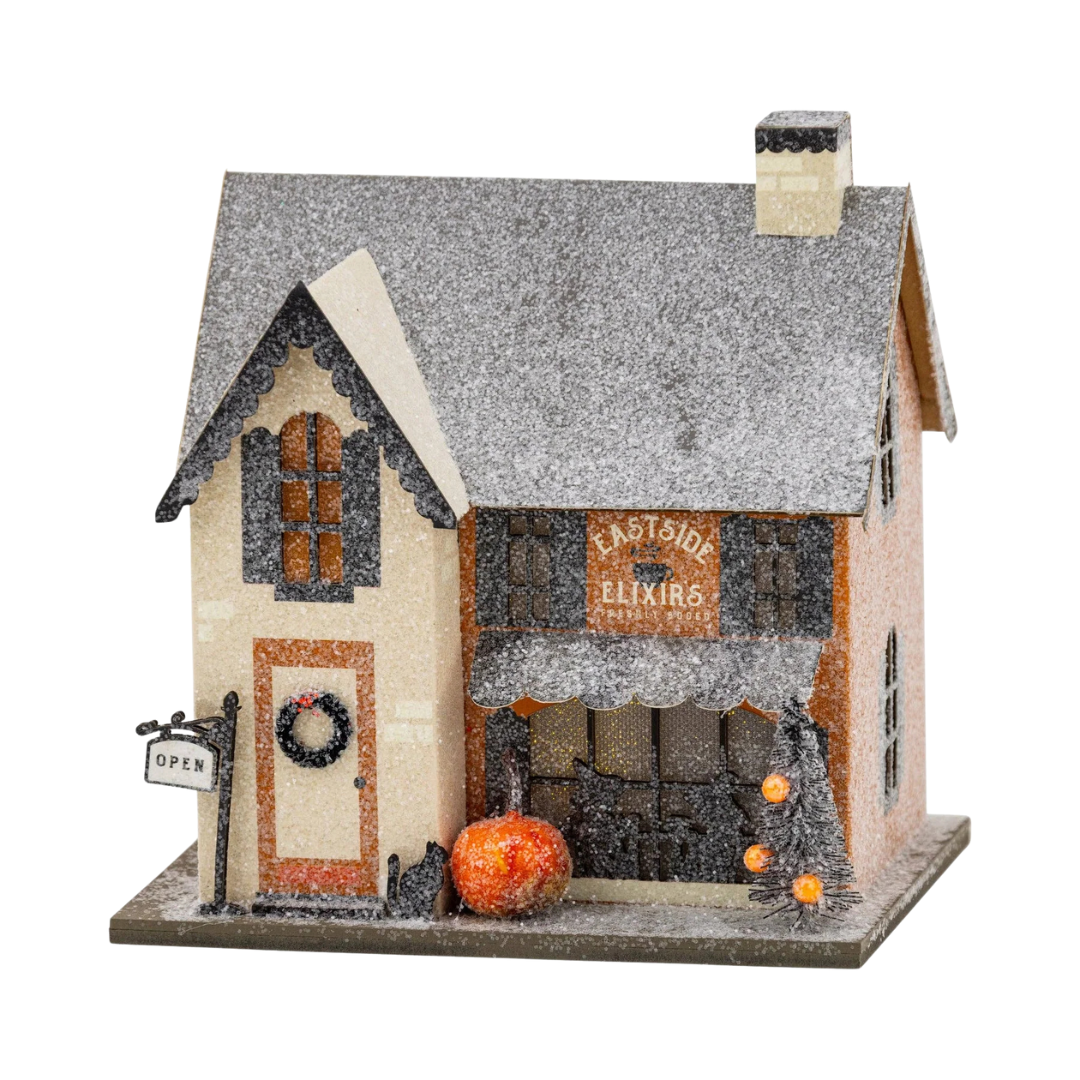 EASTSIDE ELIXIRS HAUNTED VILLAGE HOUSE My Mind’s Eye Halloween Home Decor EASTSIDE ELIXIRS HAUNTED VILLAGE HOUSE Bonjour Fete - Party Supplies
