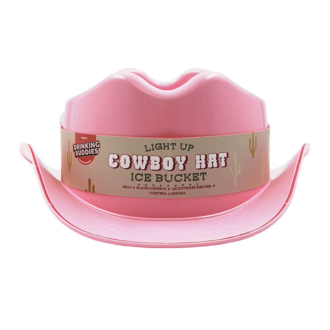 LED Cowboy Hat Ice Bucket NPW LED Cowboy Hat Ice Bucket Bonjour Fete - Party Supplies