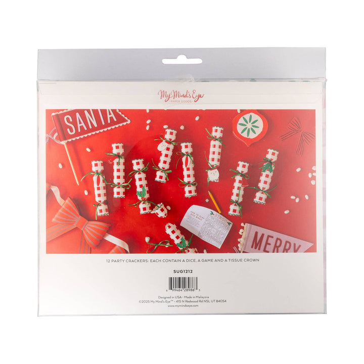 SUG1212 - Plaid Crackers My Mind’s Eye SUG1212 - Plaid Crackers Bonjour Fete - Party Supplies
