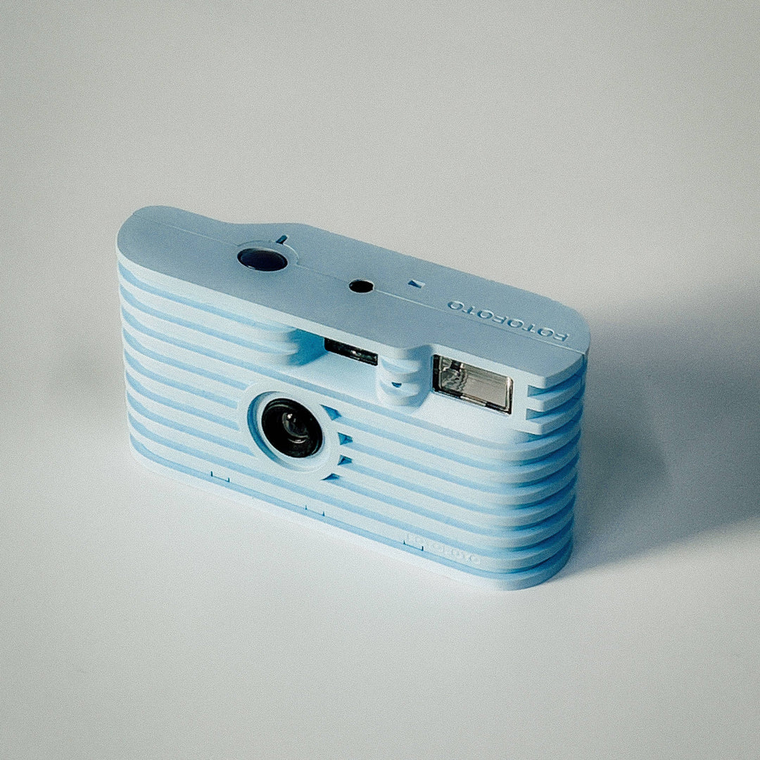 BLUE DISPOSABLE CAMERA Fotofoto Gifts BLUE DISPOSABLE CAMERA Bonjour Fete - Party Supplies