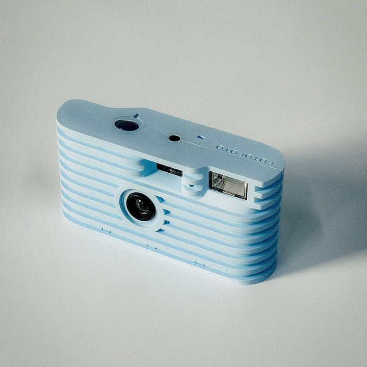 BLUE DISPOSABLE CAMERA Fotofoto Gifts BLUE DISPOSABLE CAMERA Bonjour Fete - Party Supplies