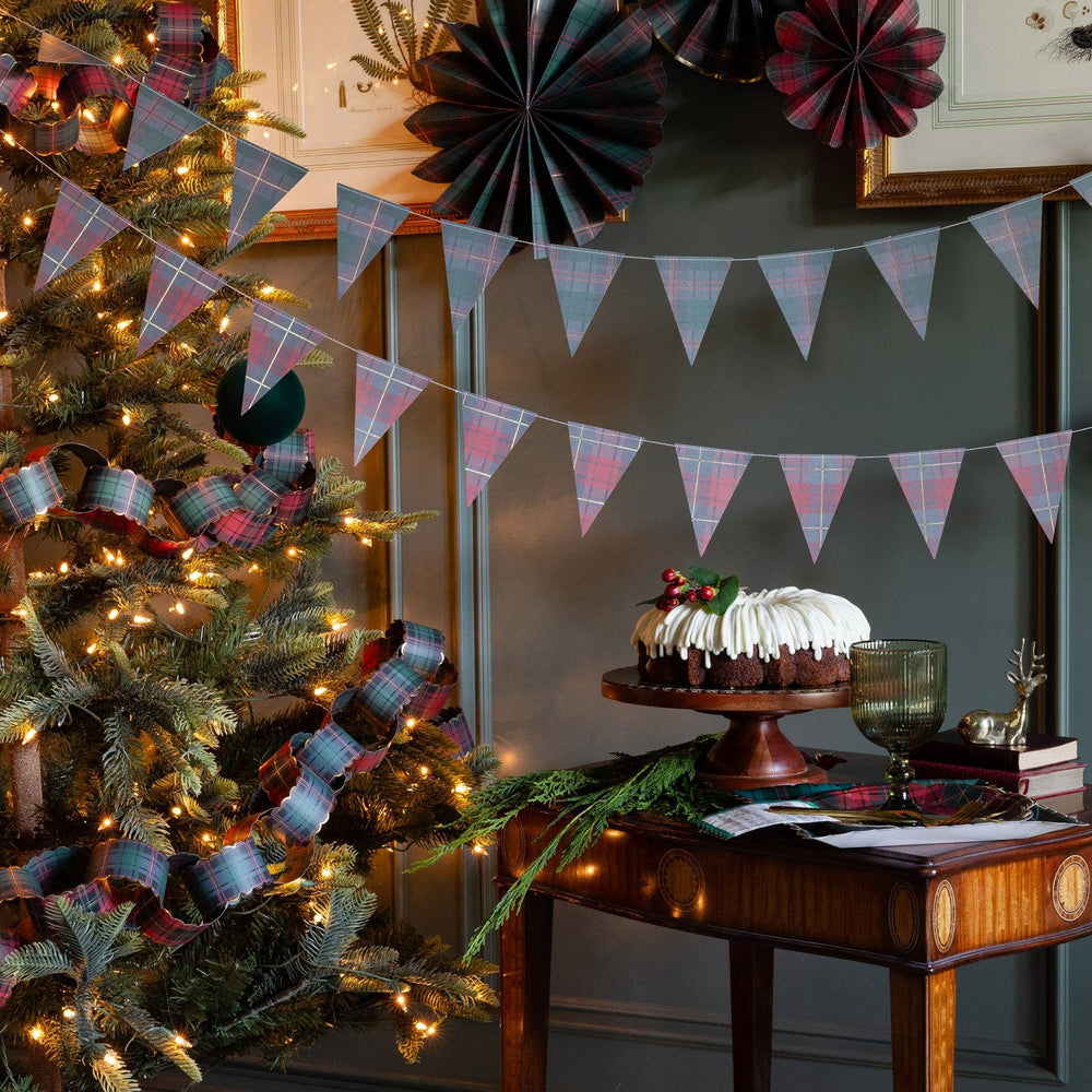 Mini Paper Pennant Banner Set