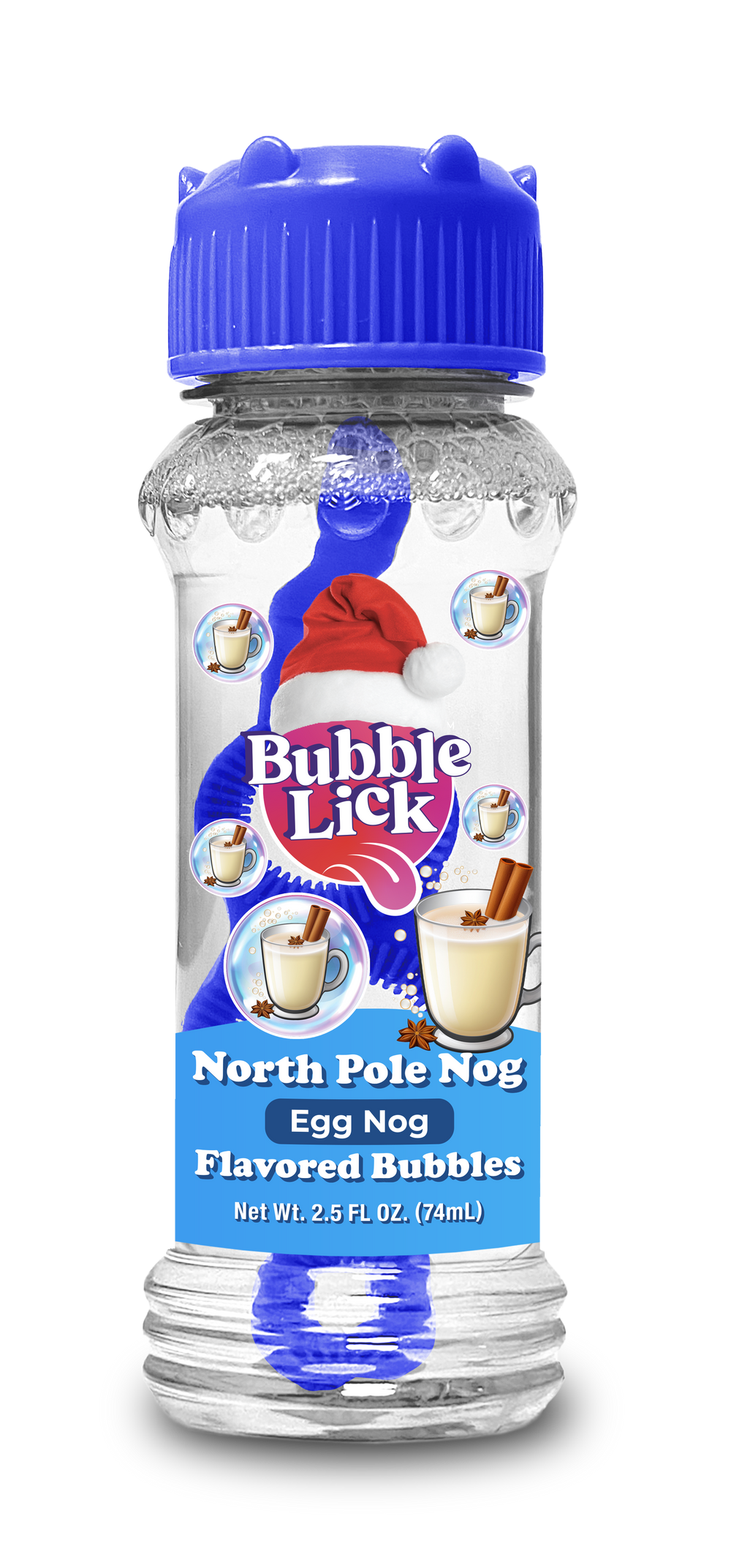 BubbleLick Holiday Edition Flavored Bubbles, Christmas Toysmith BubbleLick Holiday Edition Flavored Bubbles, Christmas Bonjour Fete - Party Supplies